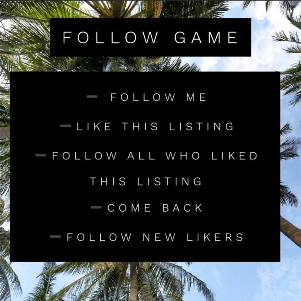 GROW YOUR FOLLOWING! LIKE, FOLLOW LIKERS, COME BACK, FOLLOW NEW LIKERS, REPEAT. - Picture 2 of 8